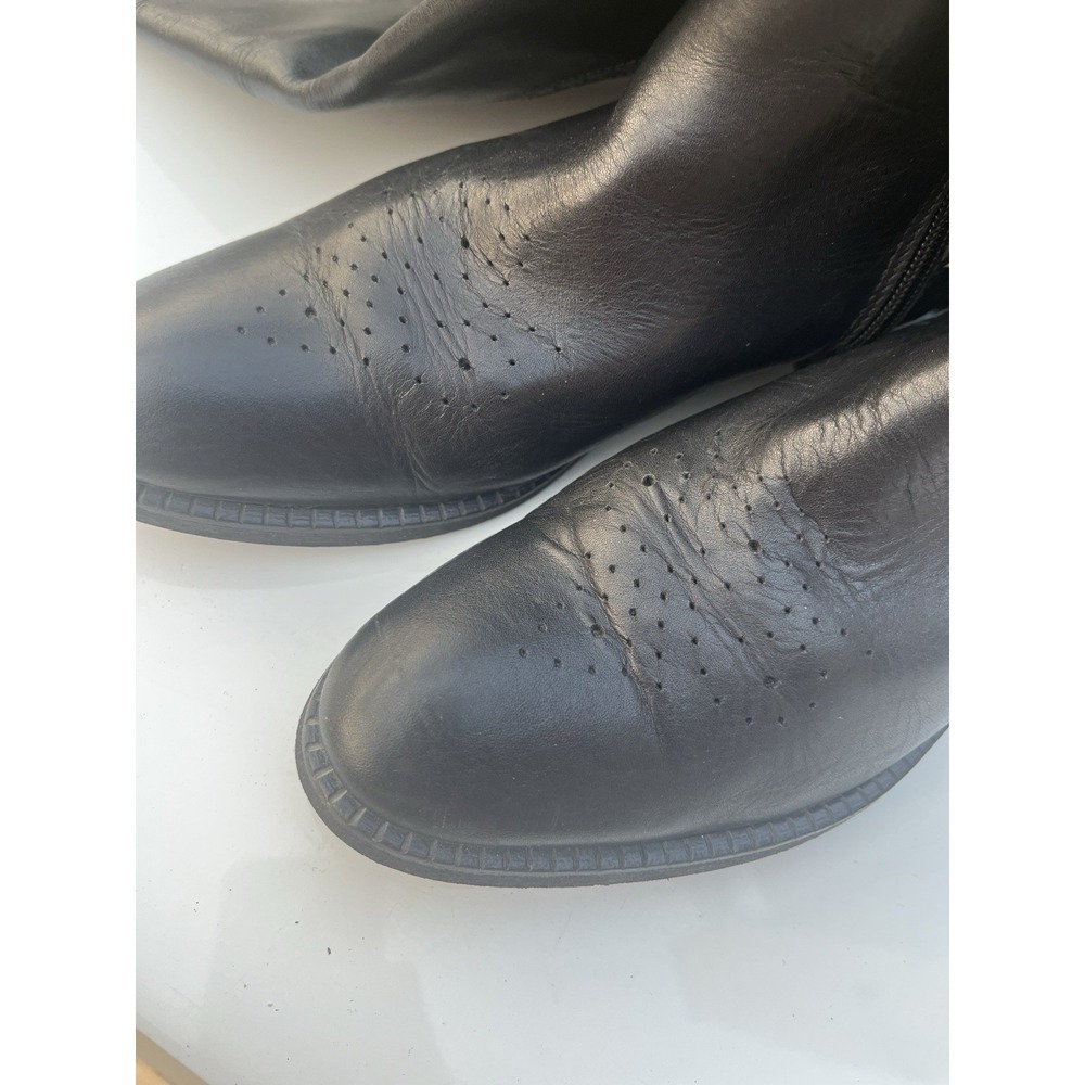 Elle Portuguese Woman's  Leather Zip Boots EU Sz 39 - Picture 11 of 14